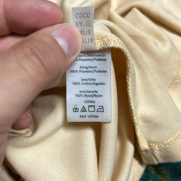 Venus Lacy Green Maxi Dress Size 2 - Picture 7 of 7